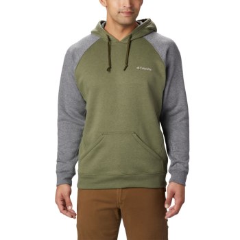 Columbia Hoodie Heren, Hart Mountain II Fleece Olijfgroen Grijs, 54AMCWUGH